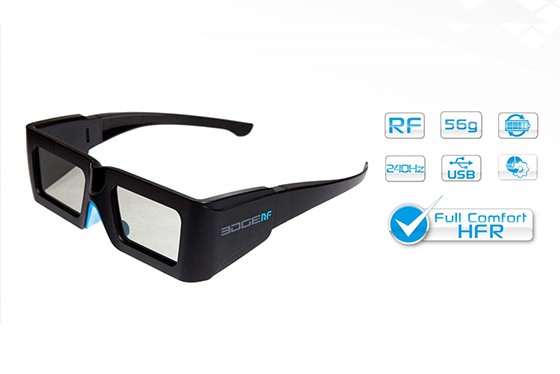 Active 3D glasses with RF link